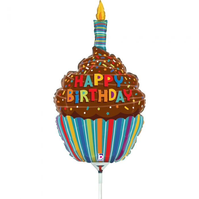 [GRABO] 은박 미니쉐입 생일초콜렛컵케익 14인치